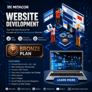MITACOR WEBSITE DEVELOPMENT BRONZE PLAN